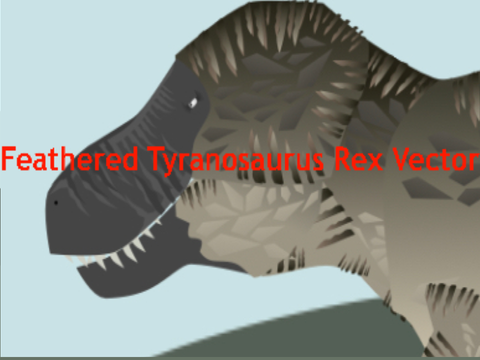 Feathered Tyrannosaurus Rex vector! (Remix)