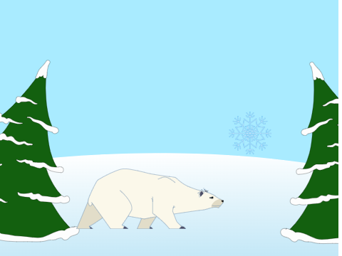 POLAR BEAR SNOWFLAKE