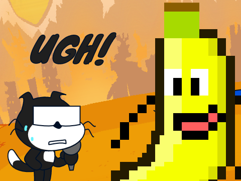 FNF - Tankcat vs 16-bit Banana
