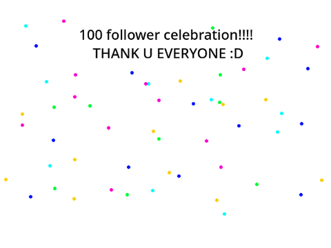 100 follower celebration