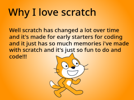 Why I love scratch