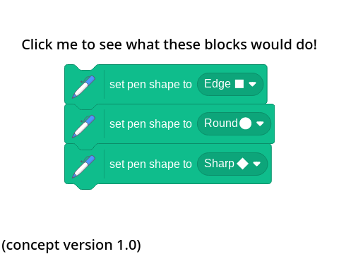 pen shape
