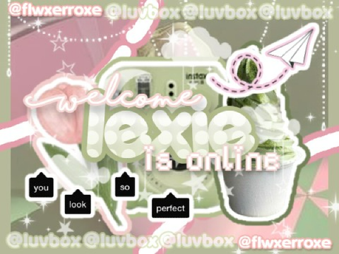 ↬ bnnr for lexie ✨