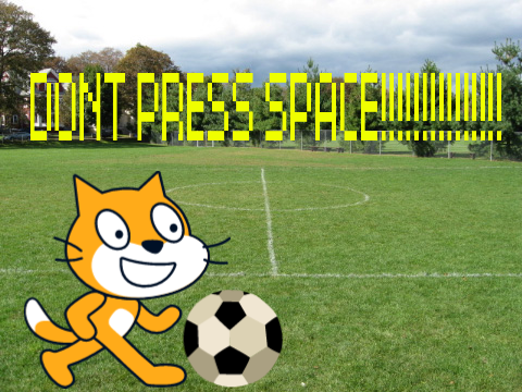 Don't press SPACE