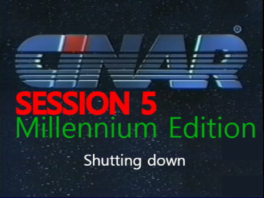 CINAR Session 5 Millennium Edition shutdown