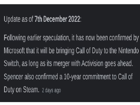 CALL OF DUTY COMING TO NINTENDO SWITCH!!