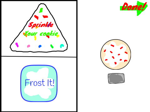 make a holiday cookie!!!