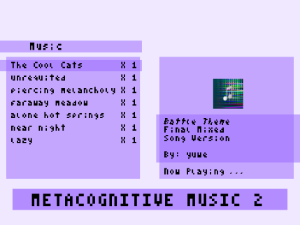 Metacognitive Music 2