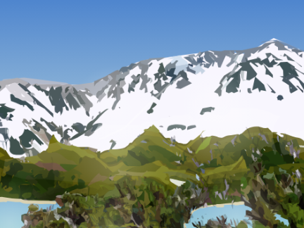 立山連峰 #ART