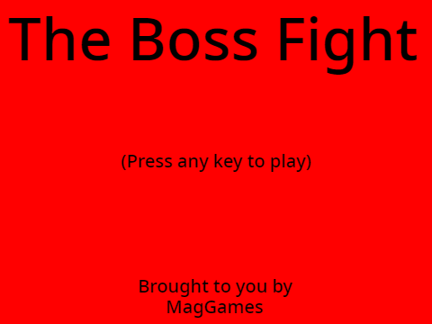 The Boss Fight