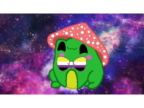 Enby Space Frog