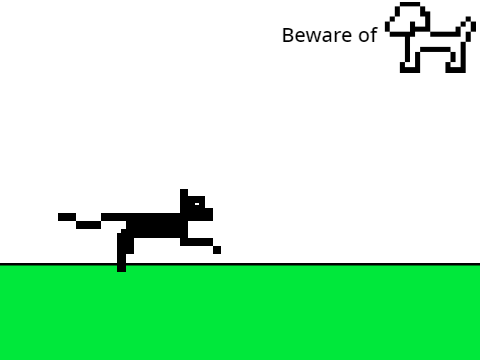 Familiar dinosaur game...