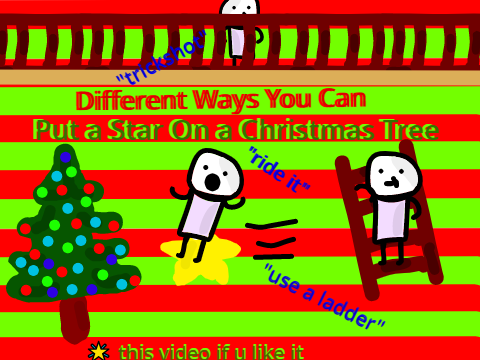 Different Ways You Can Put a Star On a Christmas Tree #Animation #All