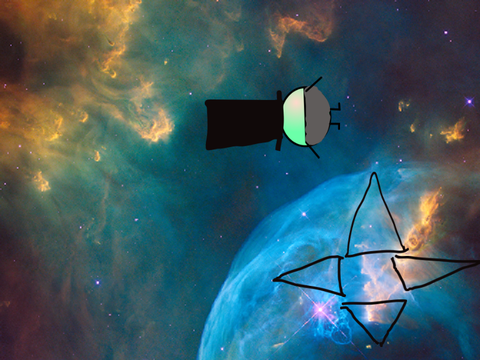 Really glitchy space