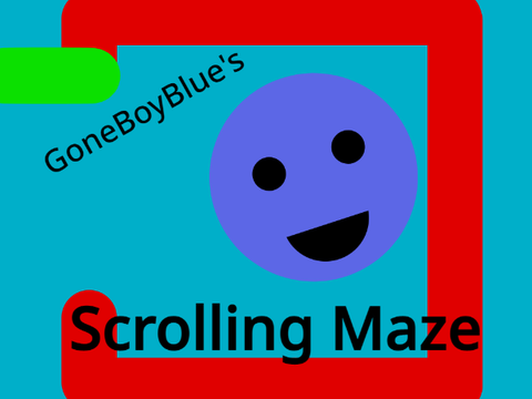 Scrolling maze