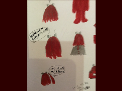 red guy art I drew at 10:30 pm