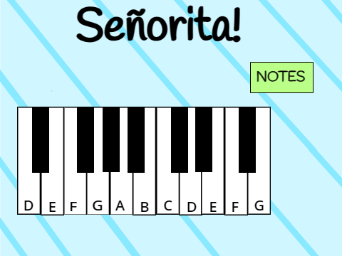 Piano Tutorials- Señorita #1