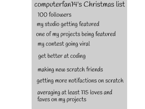 computerfan14's Christmas List
