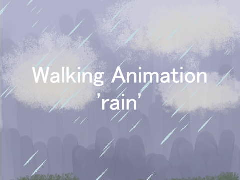 ❀ very cool walking animation 