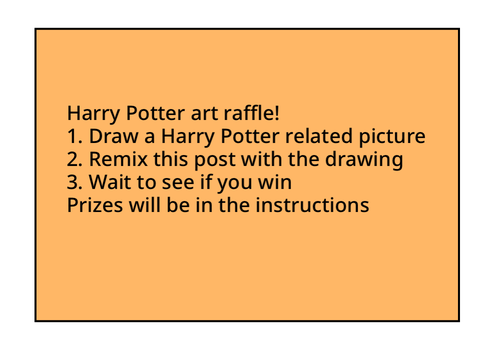 Harry Potter Art Raffle