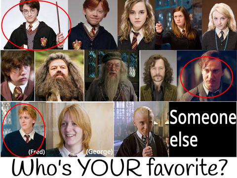 Remix and circle your favorite character! remix