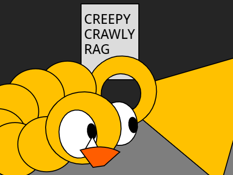 Tubulapede - Creepy Crawly Rag