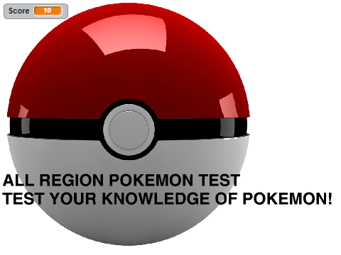 Pokemon knowledge test UPDATED!!