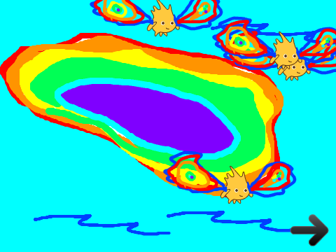 The Rainbow Obogay  (Gobo in Pig Latin) Island