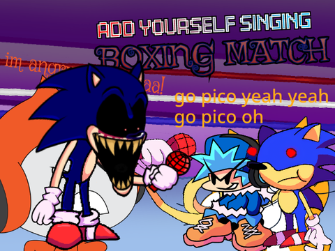 (UNSHARED/OLD/UNFINISHED) Fate's Argument - Boxing Match but Sonic.exe and Spritefriend