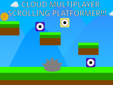 ☁️- Cloud Multiplayer Scrolling Platformer!-☁️                    #all #explore #viral