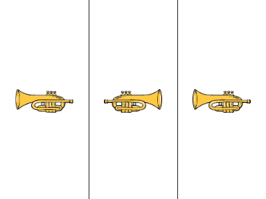 B Trumpet Blue Zone