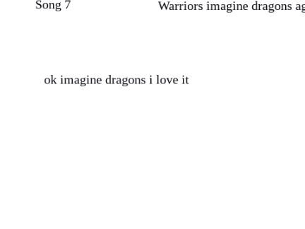 My playlist right now