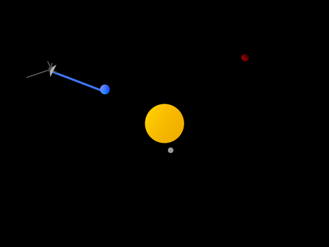 planet distance simulation