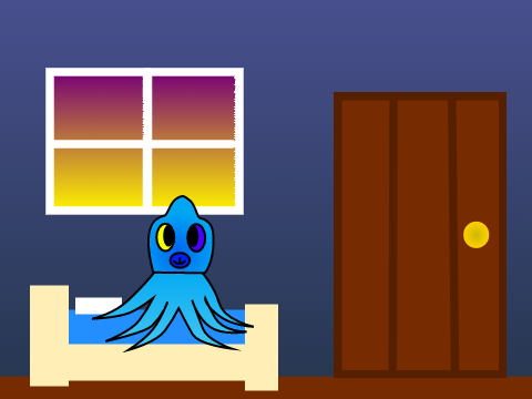 Squi-Dog's new home