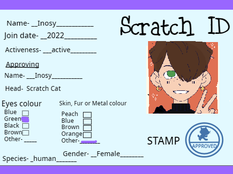 My scratch ID