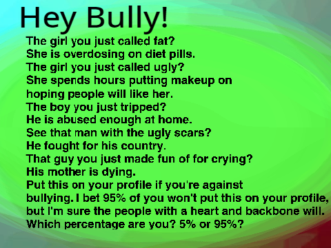 stop bullying!