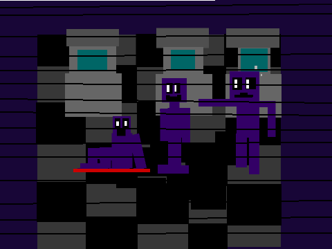 Purple Guy Sprites FNAF 3 Secret Ending