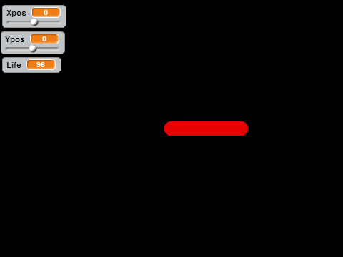 Life bar with pen