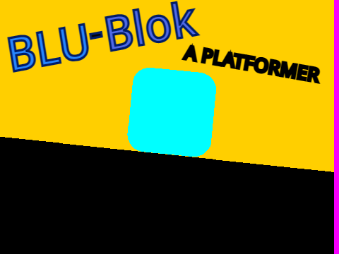 Blu-Blok:  A Platformer