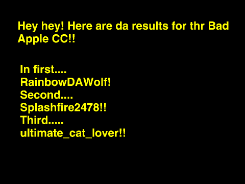 Bad Apple Results