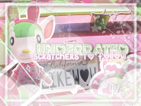 (∩˃o˂∩)♡ underatted scatchers to follow !!୨୧ 