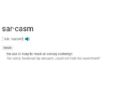 sarcasm definition