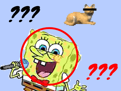 There's a cat inside you... (feat. Spongebob)