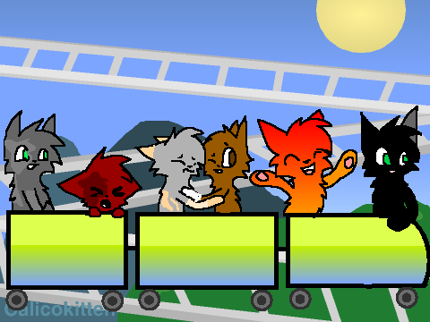 Add Your OC Riding a Roller Coaster! 