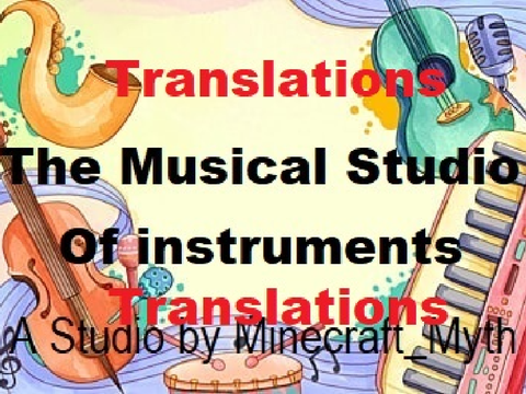 English Musical instruments: Translations