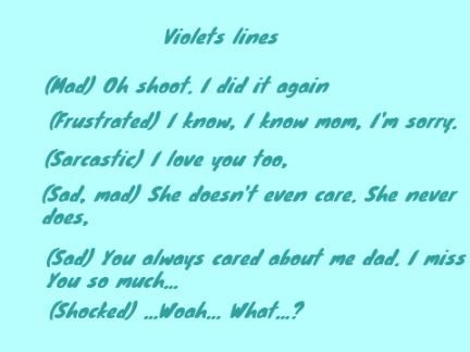 Violets lines
