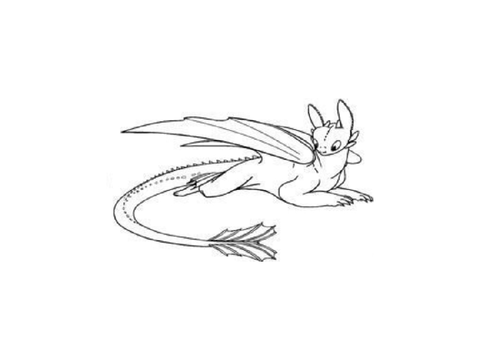 Toothless speed drawing 