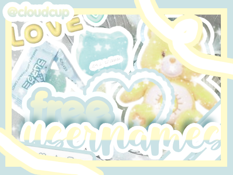 ୨୧ free usernames  ➶┊*‧₊˚
