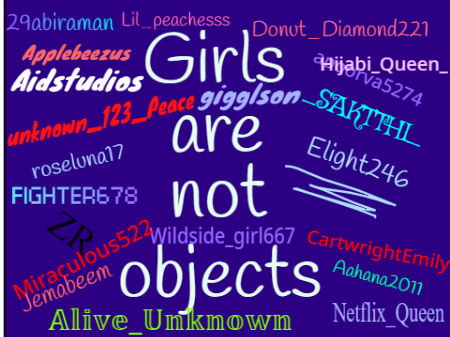 Remix & sign if you agree with this!!   WOMEN ARENT OBJECTS! remix remix remix