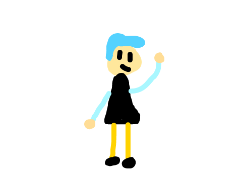 My pfp in a drawing